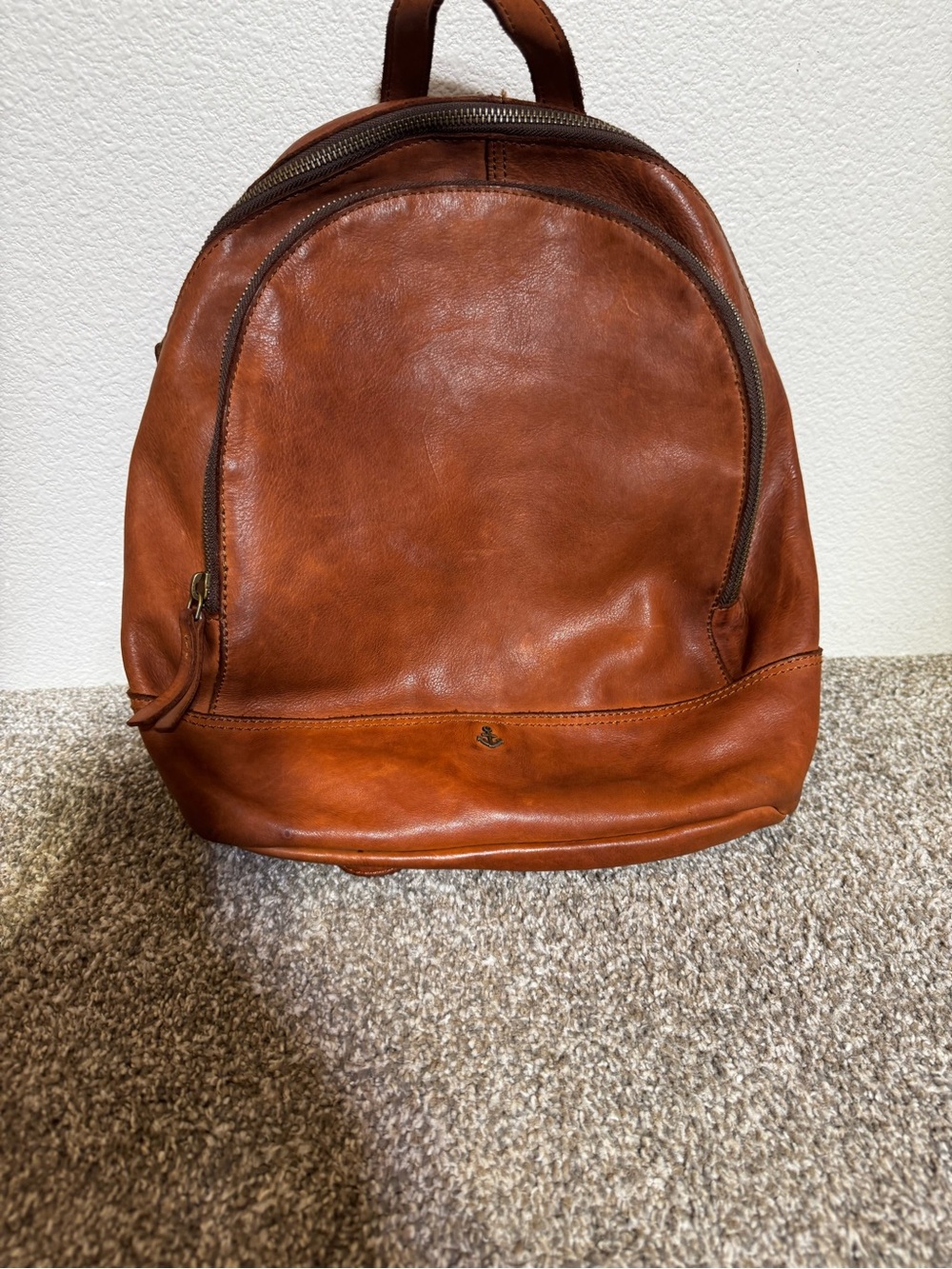 Leather American leather backpack